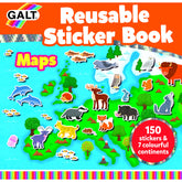 Cartea mea cu stickere, Harta animale, 1005287 Galt